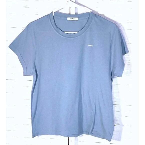 (XS) NWT $60 Madhappy Women's Petite Tee in Pacific Blue - Picture 1 of 6